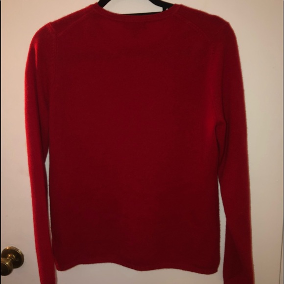 100% cashmere red sweater - Picture 5 of 5